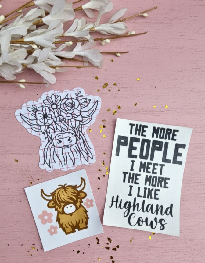 The "Whole Herd" Highland Decal Set