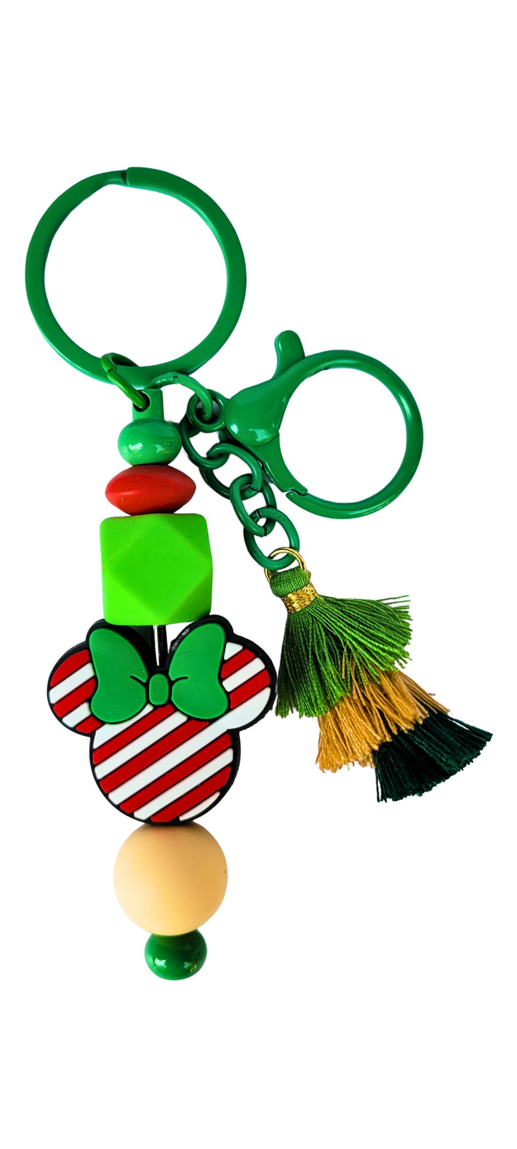 Peppermint Mouse Silicone Keychain
