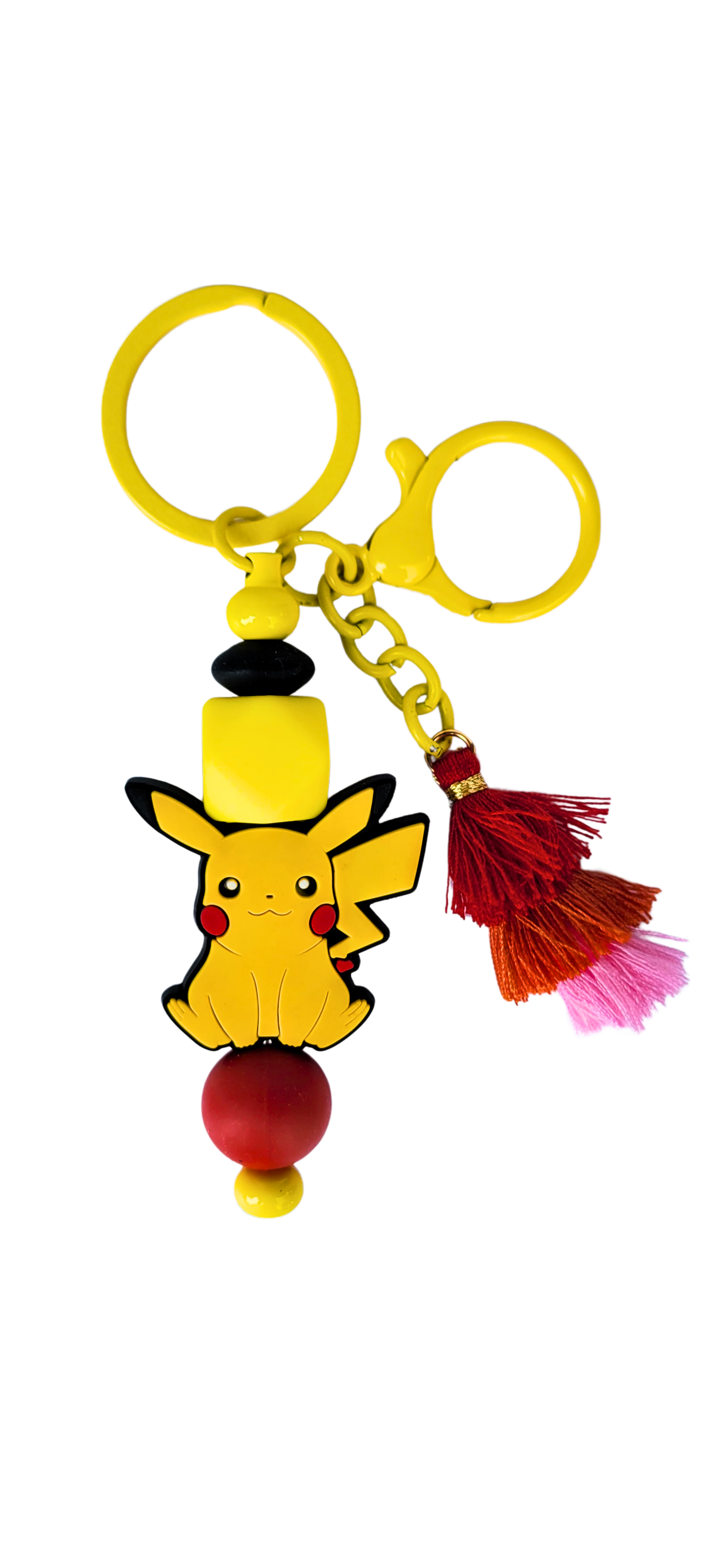 Cute Pikachu Silicone Keychain