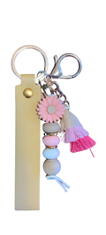 Blush Blossom Wristlet Keychain