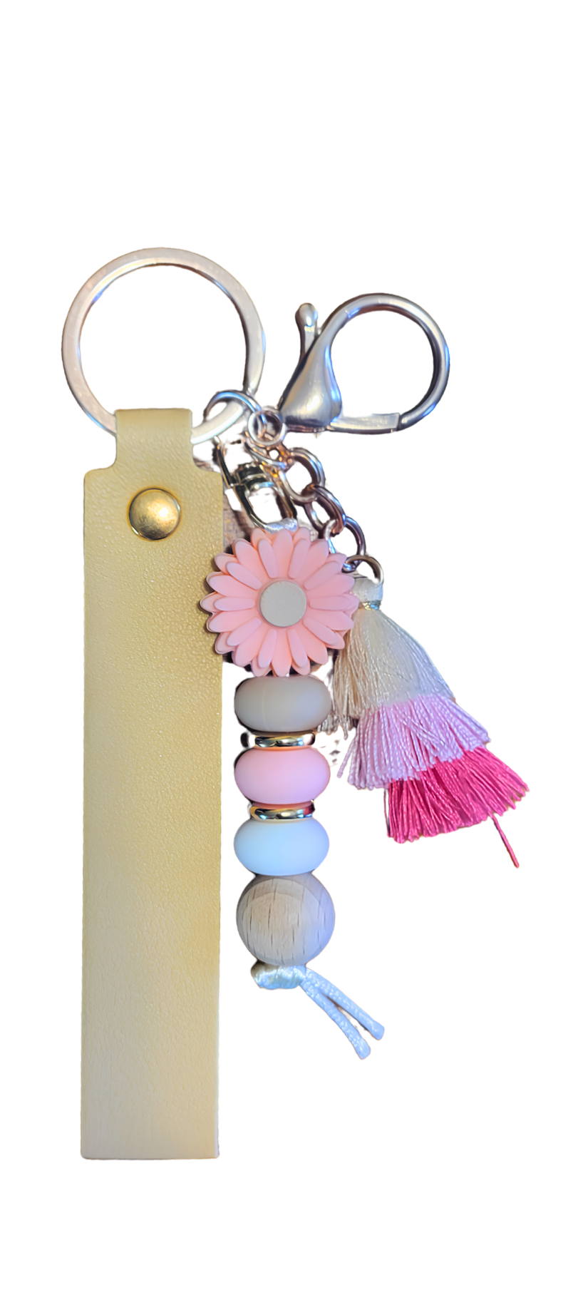 Blush Blossom Wristlet Keychain