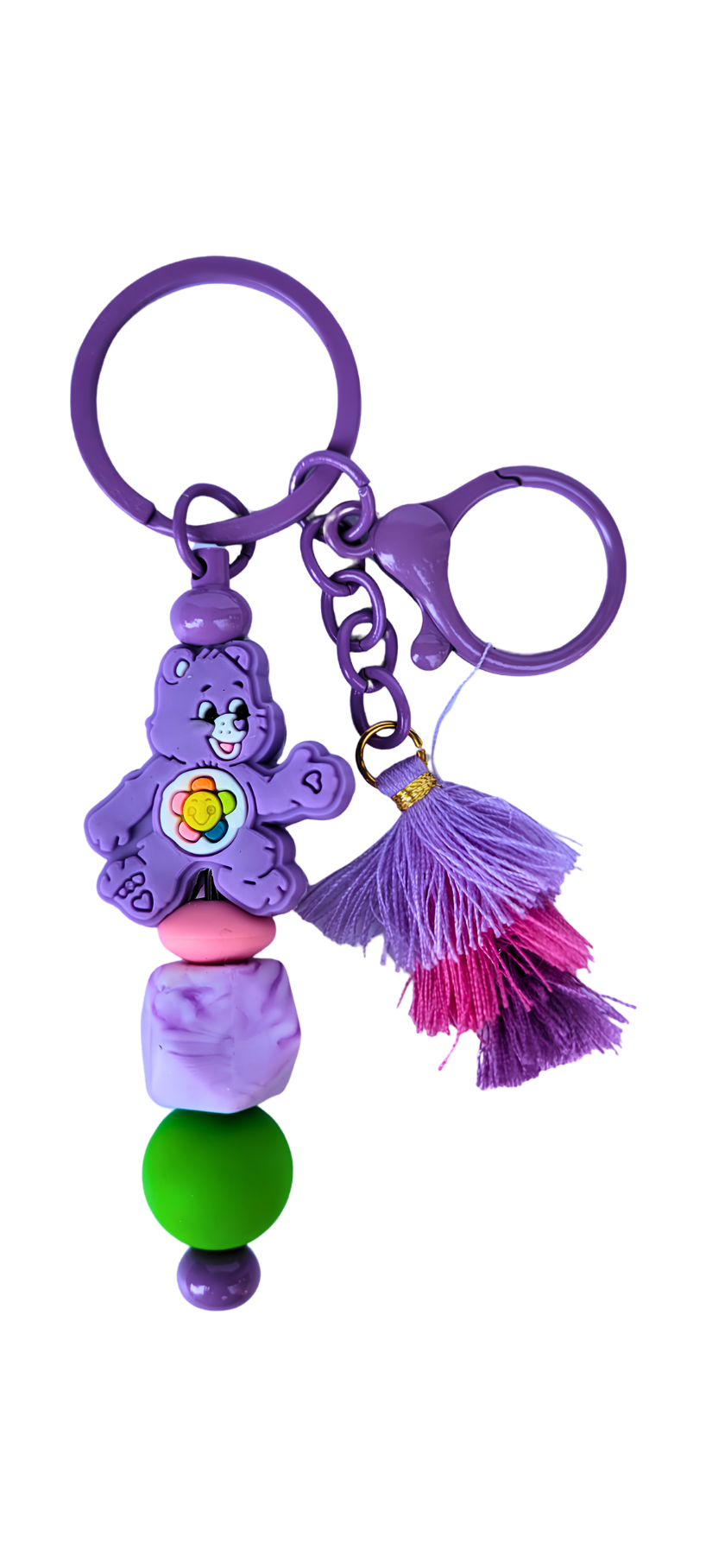 Harmony Bear Silicone Keychain