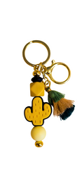 Cactus Charm Silicone Keychain